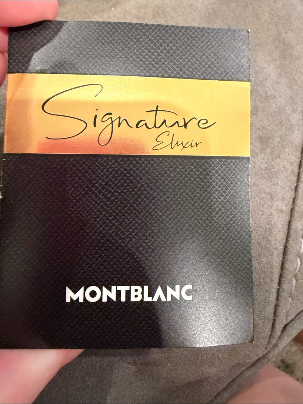 Montblanc Signature Elixir sample